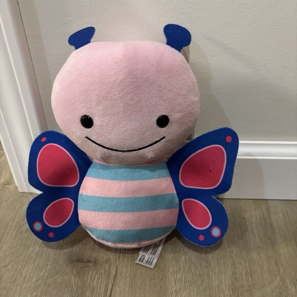 Skip Hop Zoo Baby Plush Stuffed Animal, Butterfly - Picture 3 of 9